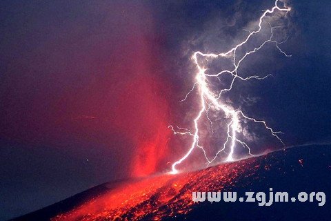 梦见雷火